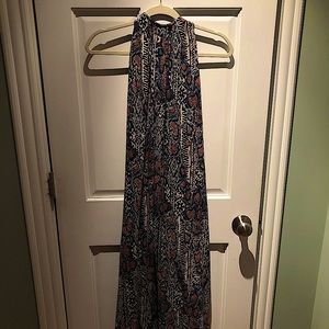 Halter Lizard Maxi Dress